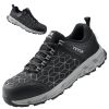 Steel Toe Shoes for Men US Size 13 Athletic Work Shoe Sneakers Black