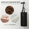Soozier Heavy Bag Wall Mount Set, Unfilled Punching Bag Hanger with Boxing Gloves for Muay Thai and MMA Training