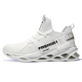 Women and Men Sneakers Breathable Running Shoes Outdoor Sport Fashion Comfortable Casual Couples Gym Mens Shoes Zapatos De Mujer (Color: G133 White, Shoe Size: 41)