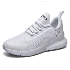 Men's and women's fashion trends all match sports shoes Fashion shoes casual breathable casual shoes men's fashion shoes (Color: WhiteSize44)