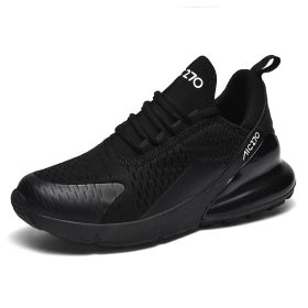 Men's and women's fashion trends all match sports shoes Fashion shoes casual breathable casual shoes men's fashion shoes (Color: BlackSize41)