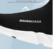 New high top breathable foot pedal men's and women's same couple shoes high bounce flying woven casual shoes
