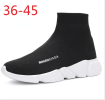 New high top breathable foot pedal men's and women's same couple shoes high bounce flying woven casual shoes