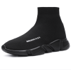 New high top breathable foot pedal men's and women's same couple shoes high bounce flying woven casual shoes
