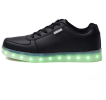 Men's and women's new leisure led luminous shoes seven colored lights low help trend everything casual board shoes