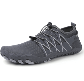 New couple fitness sneakers outdoor beach swimming shoes men's and women's outdoor fitness shoes (Color: Dark greySize38)
