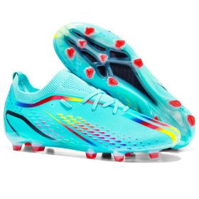 New men's and women's long nails broken nails professional game football shoes (Color: Moonlight (spike)Size44)