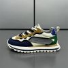 High appearance level fashion elastic shock absorbency dirt resistant men's daddy shoes color contrast fashion men's casual shoes