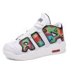 New men's and women's trend fashion personality basketball sneakers fashion match men's sneakers 5 colors