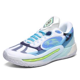 Men's new glow-in-the-dark version of basketball shoes rubber outsole friction with sound fashion trend comfortable sneakers 36-45 (Color: MoonlightSize37)