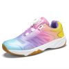New seamless cutting process breathable shock absorption wear-resistant non-slip children's tennis badminton shoes Sports tennis shoes 30-41