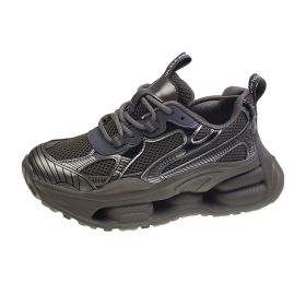 Women's shoes colorful daddy shoes new fashion shoes sponge sole fashion casual shoes sneakers (Color: BrownSize40)