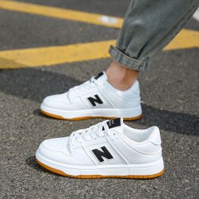 New men and women couples casual sneakers Fashion trend men's casual sneakers (Color: WhiteSize39)