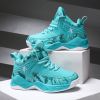 New students comfortable breathable trend basketball shoes high top fashion children sports shoes 31-40
