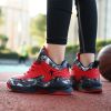 New students comfortable breathable trend basketball shoes high top fashion children sports shoes 31-40