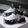 New students comfortable breathable trend basketball shoes high top fashion children sports shoes 31-40