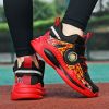 Explosive basketball shoes boys' and girls' sneakers summer breathable boys' sneakers Middle school kids student sneakers