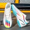 New men's and women's long nails broken nails professional game football shoes