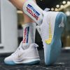 New comfortable breathable sports shoes men's anti-slip wear sports shoes youth professional combat basketball sports shoes