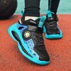Explosive basketball shoes boys' and girls' sneakers summer breathable boys' sneakers Middle school kids student sneakers