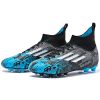 New high top Mandarin duck two-color long spike broken spike football sneakers