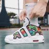 New men's and women's trend fashion personality basketball sneakers fashion match men's sneakers 5 colors
