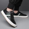 New men's trendy and fashionable casual white sneakers with soft soles, anti-slip and wear-resistant casual sneakers