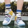 New men's and women's trend fashion personality basketball sneakers fashion match men's sneakers 5 colors