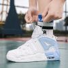 New men's and women's trend fashion personality basketball sneakers fashion match men's sneakers 5 colors