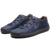 Explosive fashion trend men's handsewn casual leather shoes men's fashion shoes 38-48 leather size