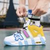 New men's and women's trend fashion personality basketball sneakers fashion match men's sneakers 5 colors