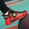 Explosive basketball shoes boys' and girls' sneakers summer breathable boys' sneakers Middle school kids student sneakers