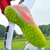 New high top Mandarin duck two-color long spike broken spike football sneakers