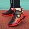 Explosive basketball shoes boys' and girls' sneakers summer breathable boys' sneakers Middle school kids student sneakers