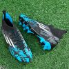 New high top Mandarin duck two-color long spike broken spike football sneakers