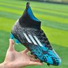 New high top Mandarin duck two-color long spike broken spike football sneakers