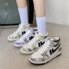 Women's new comfortable breathable fashion high top board shoes sports casual shoes