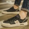 Men's new leather leather light luxury fashion board shoes trend fashion all match small white shoes casual men's shoes