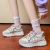 New student casual women's shoes sports shoes Daddy shoes Fashion trend all match women's sports shoes casual shoes