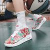 New men's and women's trend fashion personality basketball sneakers fashion match men's sneakers 5 colors