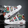 New men's and women's trend fashion personality basketball sneakers fashion match men's sneakers 5 colors