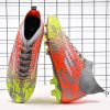New high top Mandarin duck two-color long spike broken spike football sneakers