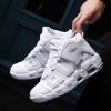 Men and women with the same fashion sneakers couple high top thick sole basketball shoes 36-45