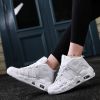 Men and women with the same fashion sneakers couple high top thick sole basketball shoes 36-45