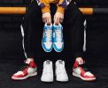 Autumn and winter new AJ high top board shoes trend all match student shoes men and women lovers sports casual shoes