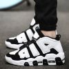 Men and women with the same fashion sneakers couple high top thick sole basketball shoes 36-45