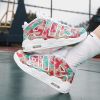 New men's and women's trend fashion personality basketball sneakers fashion match men's sneakers 5 colors