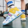 New men's and women's trend fashion personality basketball sneakers fashion match men's sneakers 5 colors