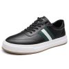 New men's trendy and fashionable casual white sneakers with soft soles, anti-slip and wear-resistant casual sneakers