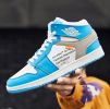 Autumn and winter new AJ high top board shoes trend all match student shoes men and women lovers sports casual shoes